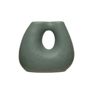 Modern Terracotta Vase / Ikebana Vase